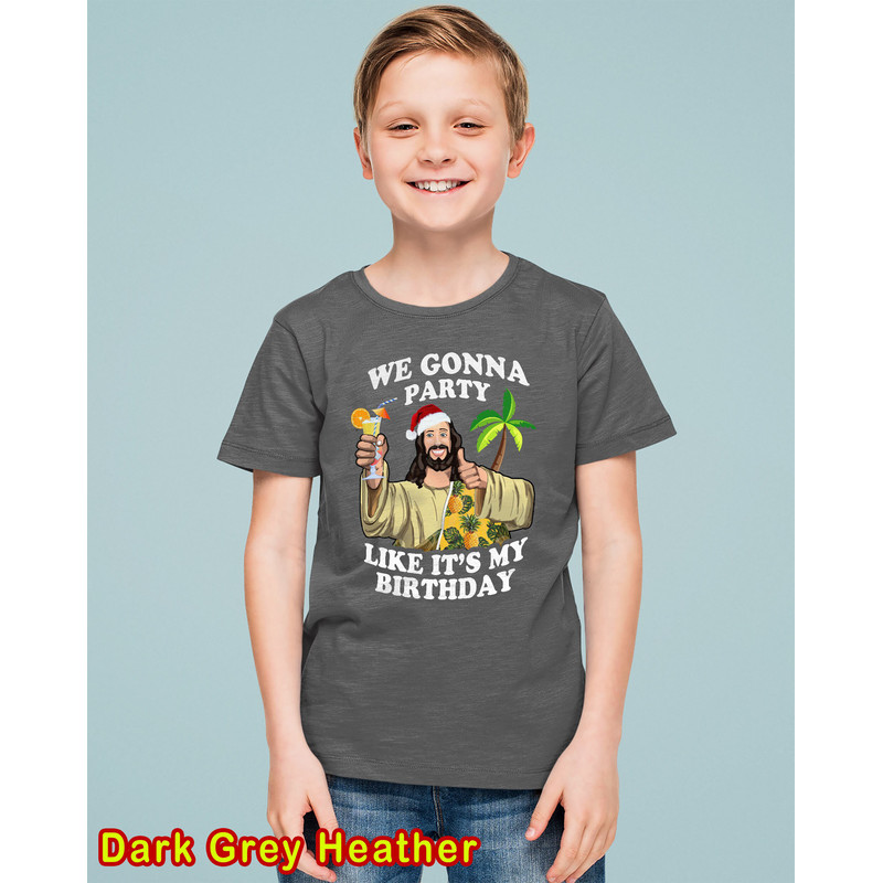 We Gonna Party Like My Birthday Jesus Christmas In July Gift, Hawaiian Christmas, Christmas in Summer Gift - 5.jpg