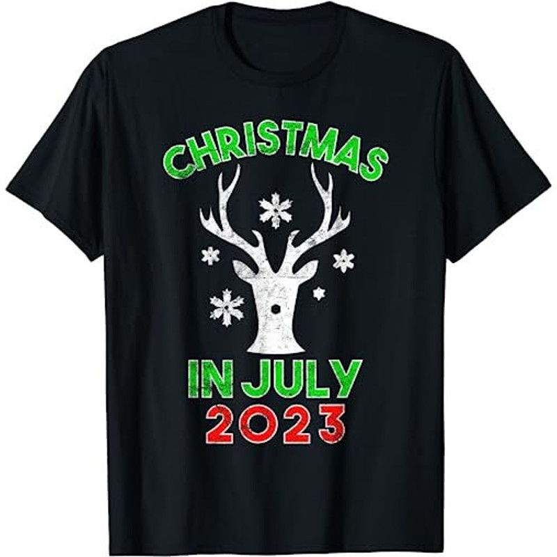 Christmas In July 2023 Reindeer Merry Santa Summer Snow T-Shirt, Sweatshirt, Hoodie - 16502 - 1.jpg