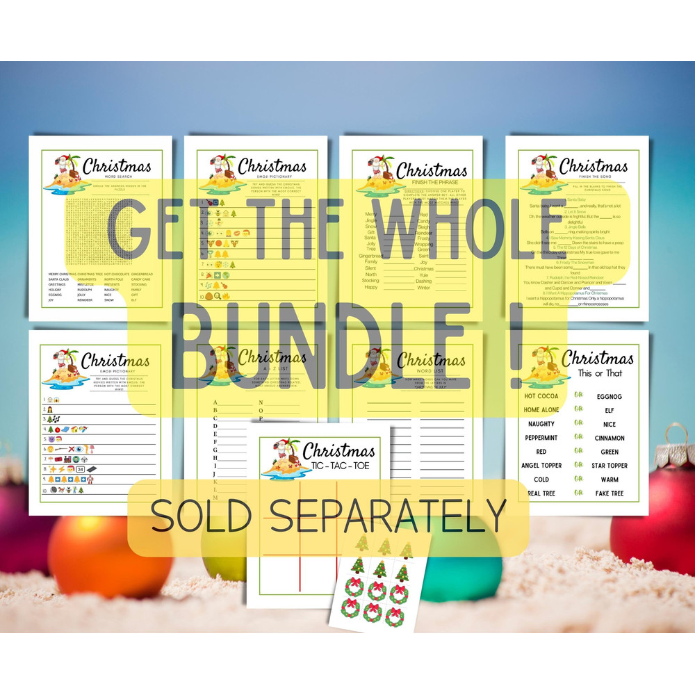 Christmas in July Movie Emoji Pictionary Printable Christmas Games Summer Party Game Christmas Emoji Quiz Christmas Family Games - 4.jpg