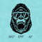 Gorilla SVG The Head Of A Gorilla With Glasses Monkey Magnificent Gorilla Gorilla Screams Gor Digital SVG EPS AI