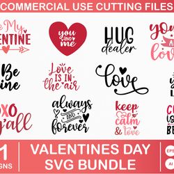 Bundle of Valentine's Day SVGs: Joyful Valentine, Love, Heart, Affectionate Day .