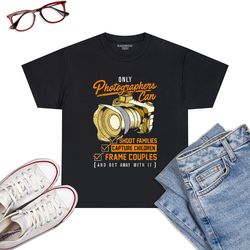 Funny Photographers Photography Camera Sayings Quote T-Shirt Black