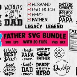 father's day bundle svg