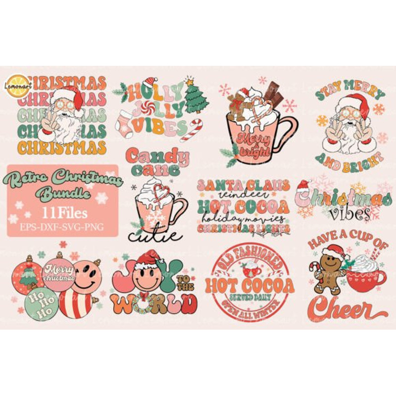 Retro-Salmon-Pink-Christmas-Bundle-SVG-Graphics-48447499-1-1-580x387.jpg