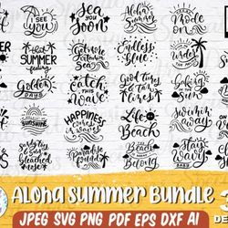 summer beach bundle svg | beach svg