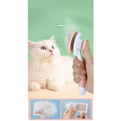 Pet Hair Shedding Comb Dog Cat Brush Grooming Long Hair Indoor Cats Brush Hair Remover Cleaning Beauty Slicker Pet Suppl