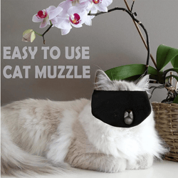 Breathable Cat Muzzle Anti Biting Chewing Pet Grooming Supplies Kitten Bathing Bag Bathing Mask Colorful Cat Mouth Guard