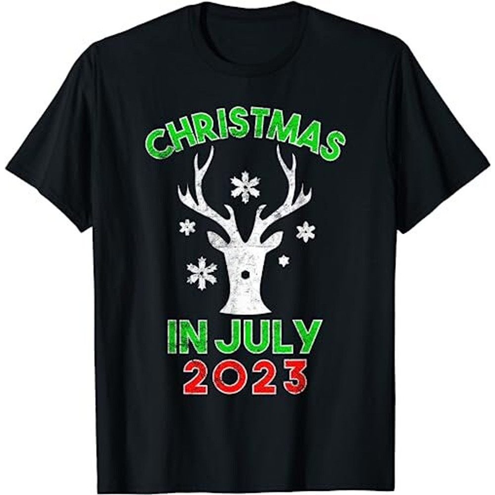 Christmas In July 2023 Reindeer Merry Santa Summer Snow T-Shirt, Sweatshirt, Hoodie - 16502 - 1.jpg