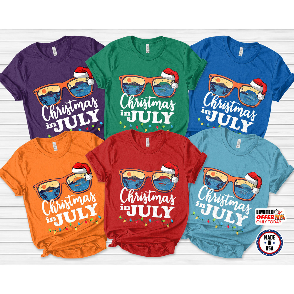 Christmas in July Shirt, Christmas In Summer Shirt,Summer Christmas, Santa Hat,Christmas Shirt, Funny Christmas, July Christmas T-19062310 - 1.jpg