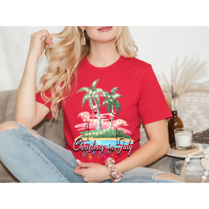 Christmas in July Shirt,Christmas in July Shirt,Christmas Santa Shirt,Tropical Christmas in July Shirt,Christmas at the Beach,ummer Holiday - 1.jpg