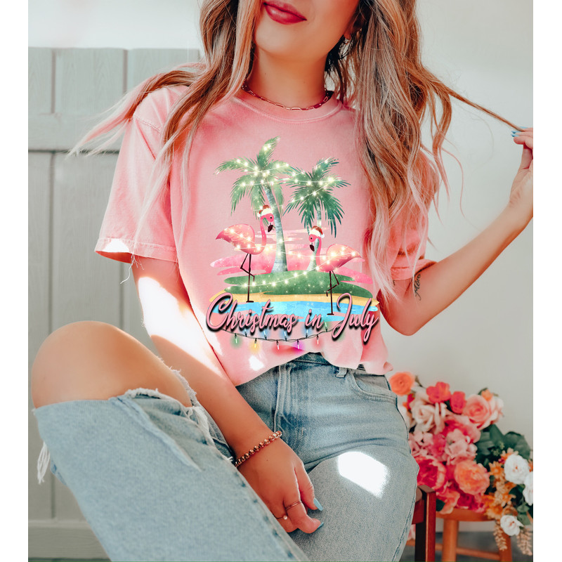 Christmas in July Shirt,Christmas in July Shirt,Christmas Santa Shirt,Tropical Christmas in July Shirt,Christmas at the Beach,ummer Holiday - 6.jpg