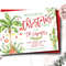 Christmas in July, Tropical Christmas Invitation, Pineapple Christmas Invite, Tropical Christmas fun, Christmas in July Bridal Shower - 3.jpg