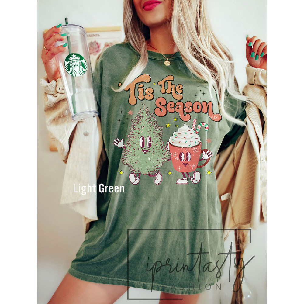 Comfort Colors® tis the season Christmas t-shirt, cute chritmas tee, Christmas tee, holiday apparel, Holiday apparel, iPrintasty Christmas - 2.jpg