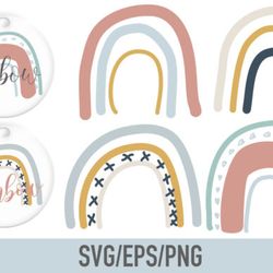 keychain rainbow bundle svg