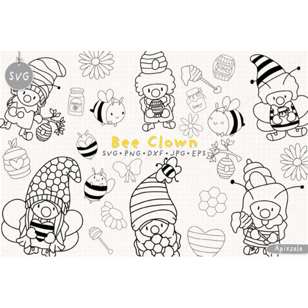 Bee-Clown-Digital-Cut-File-bundle-SVG-Graphics-13190691-1-1-580x387.jpg