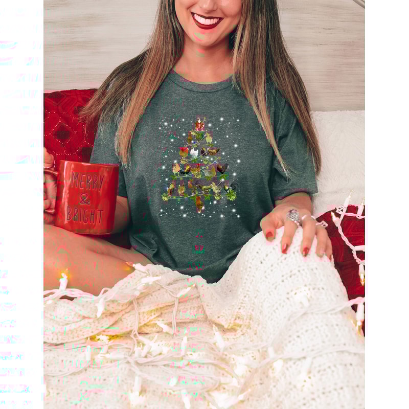 Chicken Christmas Tree Shirt – Farmer Christmas Shirt – Santa Farmer T-Shirt – Christmas Farmer Family Shirt – Chicken Christmas Shirt - 5.jpg