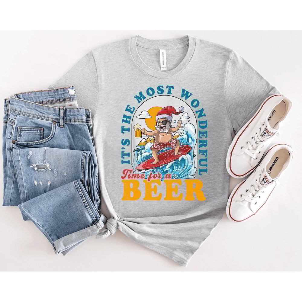 Christmas In July For Women, It's The Most Wonderful Time For Santa Christmas In July T-Shirt, Gift Idea For Christmas In July Party Lovers - 4.jpg