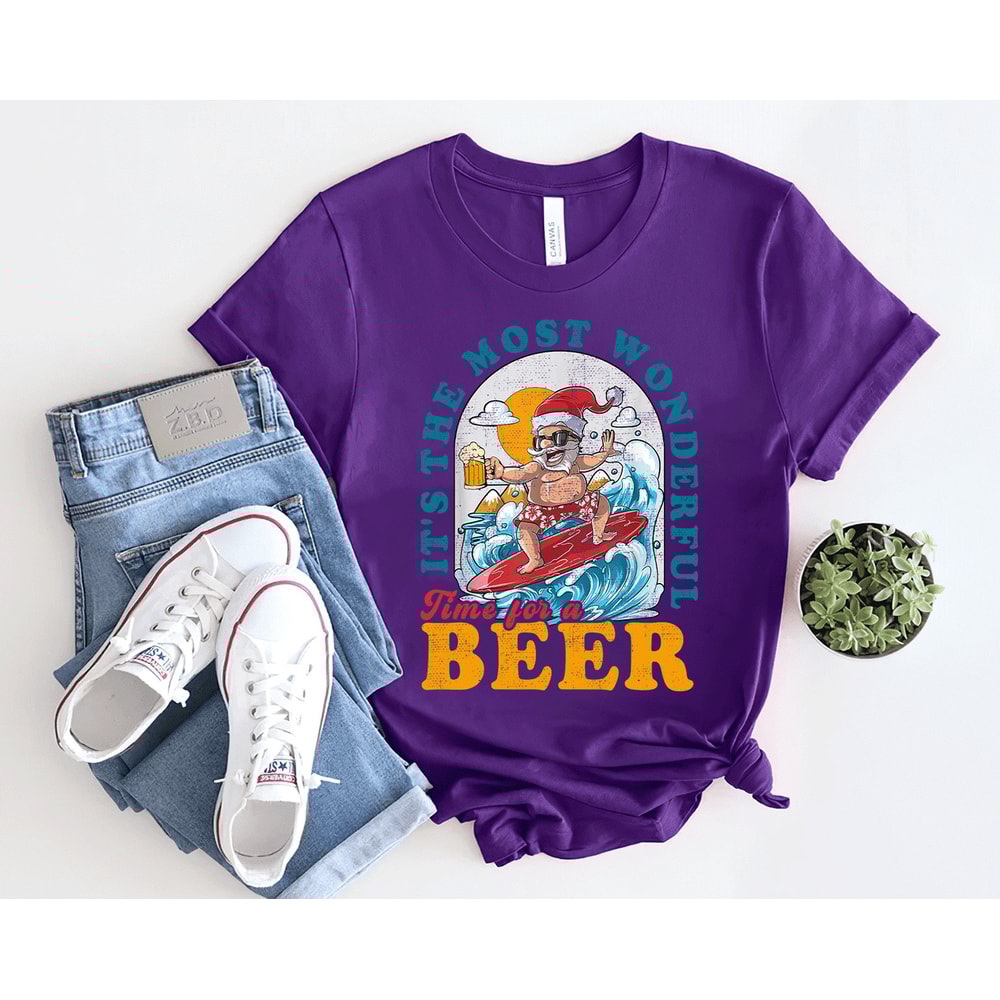 Christmas In July For Women, It's The Most Wonderful Time For Santa Christmas In July T-Shirt, Gift Idea For Christmas In July Party Lovers - 5.jpg