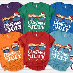 Christmas in July Shirt, Christmas In Summer Shirt,Summer Christmas, Santa Hat,Christmas Shirt, Funny Christmas, July Ch