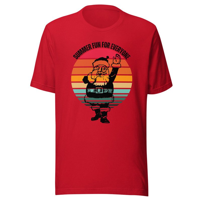 Christmas In July Shirt, Santa Shirt, Summer Shirt For Santa, Dad Shirt, Santa Convention T Shirt, Father's Day Gift, Gift For Santa - 2.jpg