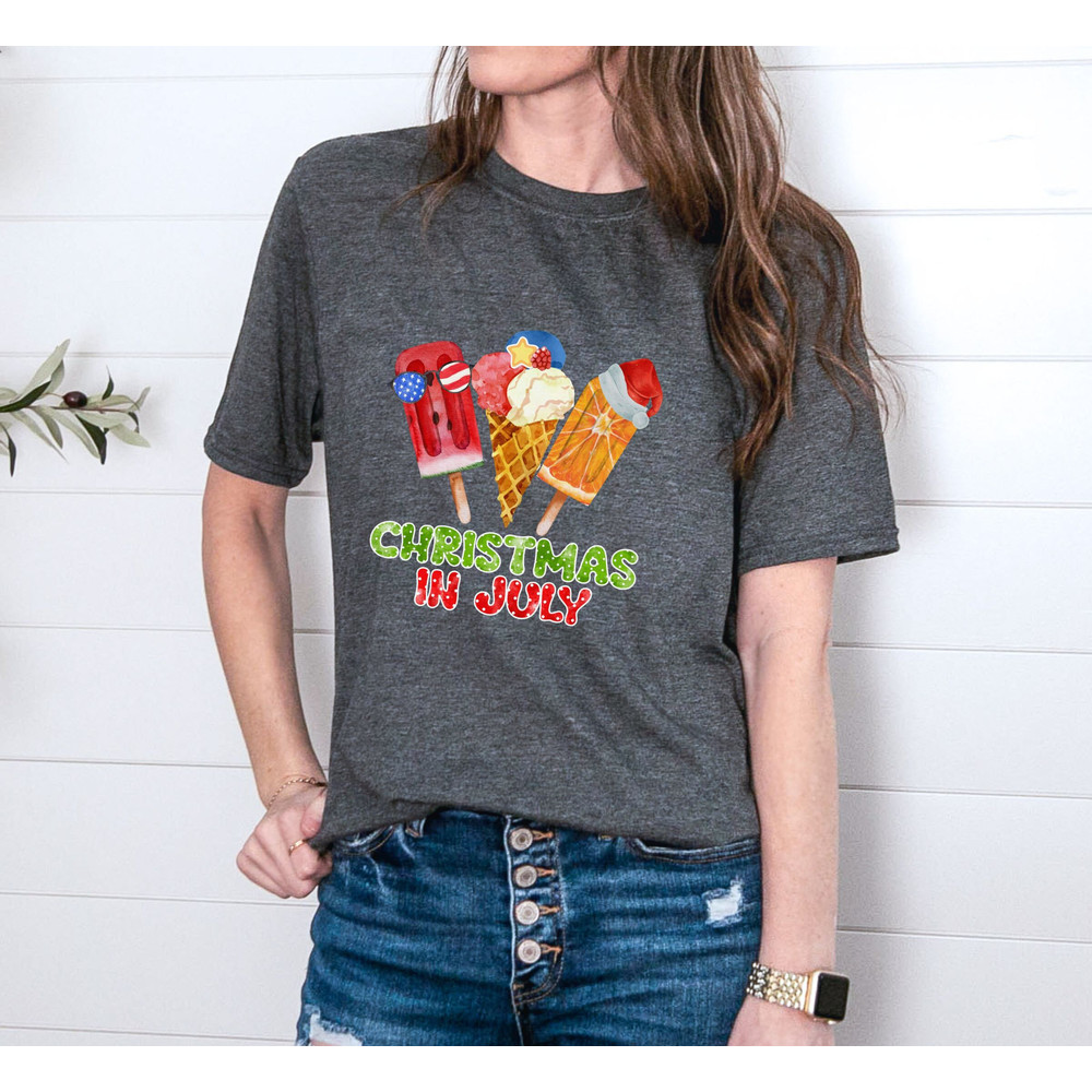 Christmas in July shirt, ice cream shirt, retro christmas in July, funny shirts, celebrate Christmas in July tee, graphic tee, trendy tshirt - 6.jpg