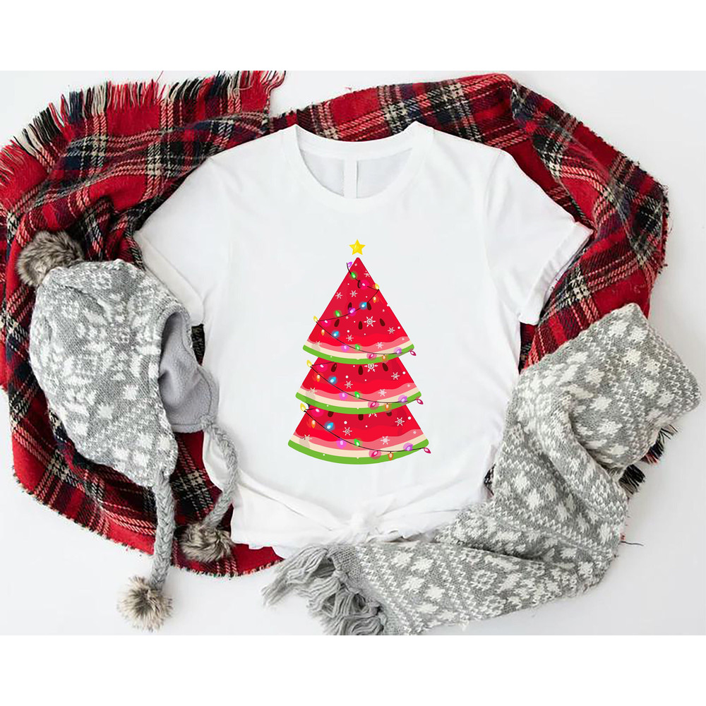 Christmas In July Shirt,Watermelon T-Shirt,Summer Santa Shirt,Mele Kalikimaka Gift Shirt,Summer Christmas,Summer Xmas Tee,Summer Vibes Shirt - 1.jpg