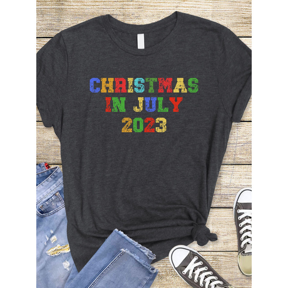 Christmas in July Summer Xmas, Summer Christmas, Christmas Shirt, July Christmas Christmas In Summer, Gift Dad Xmas Shirt, Summer Santa - 1.jpg