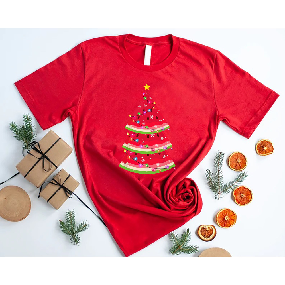 Christmas In July Shirt,Watermelon T-Shirt,Summer Santa Shirt,Mele Kalikimaka Gift Shirt,Summer Christmas,Summer Xmas Tee,Summer Vibes Shirt - 5.jpg