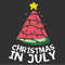 Christmas In July Watermelon Xmas Tree Svg, Summer Vibes, Beach Vacation, Holiday Svg, Tropical Svg, Svg, Png Files For Cricut Sublimation - 1.jpg