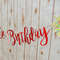 Merry Birthday Banner Customize the CharactersSaying, Christmas in July Party Supplies, Surfing Santa Birthday Ideas Fully Assembled - 7.jpg