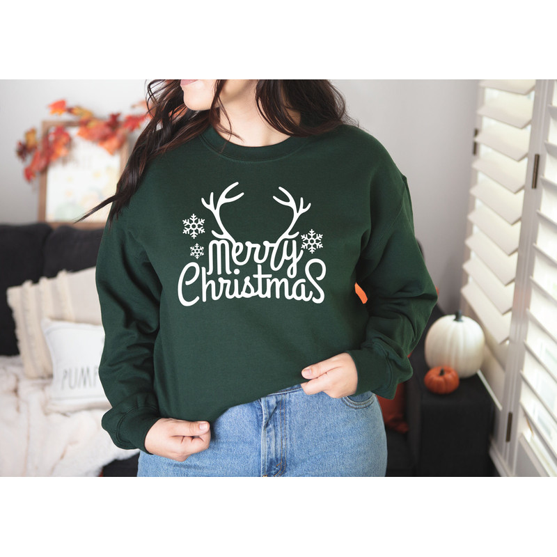Merry Christmas Reindeer Shirt, Reindeer Shirt, Christmas Family Shirt, Christmas Shirt, Merry Christmas Shirt, Christmas Gift - 5.jpg