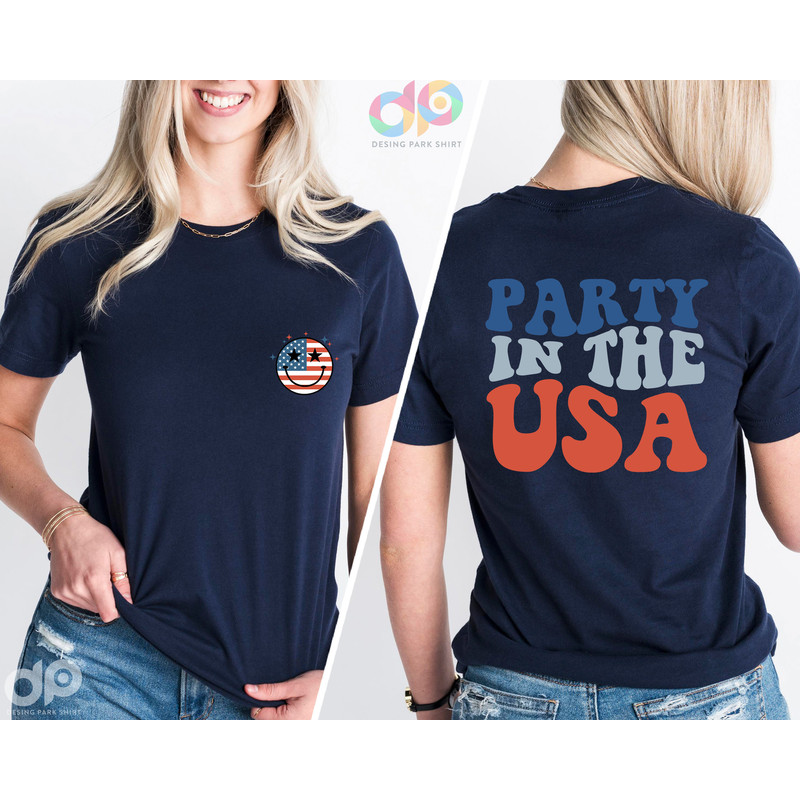Party In The Usa Shirt, Vintage America Flag Shirt, 4th of July Shirt, Patriotic Shirt, Memorial Day Tee, Fourth of July, Independence Day - 6.jpg