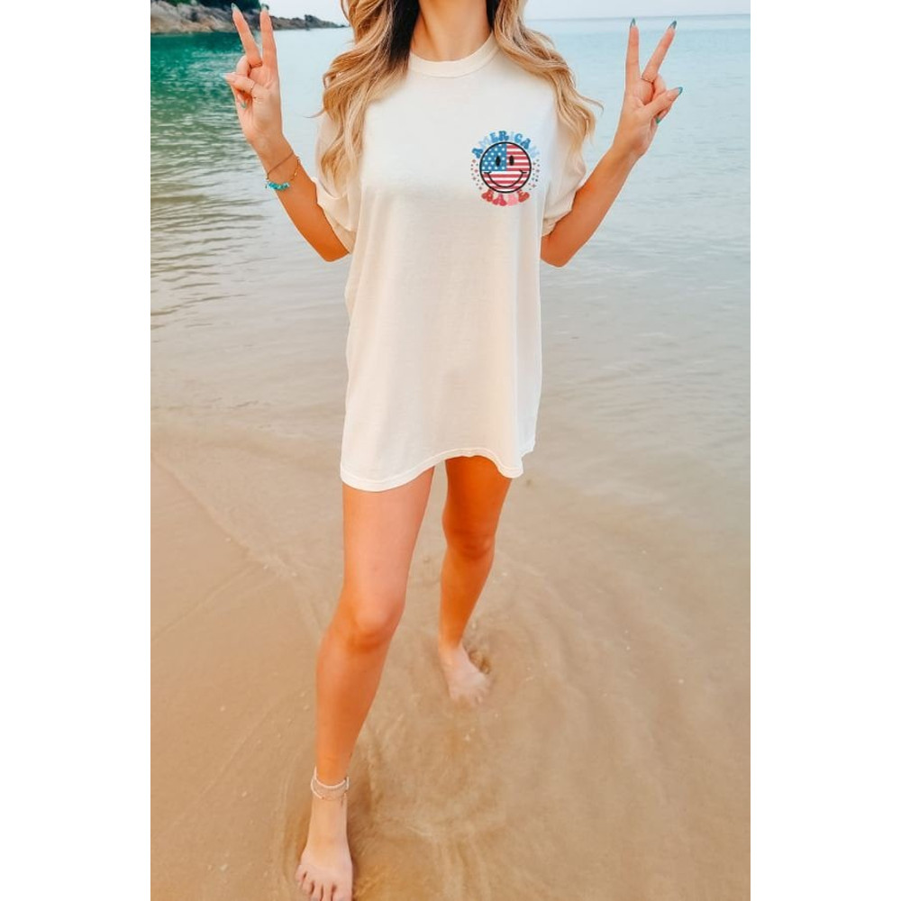 Retro USA Comfort Colors shirt, 4th of July tee, Retro America shirt Womens 4th of July shirt, America Patriotic Shirt, American Babe Tee - 4.jpg