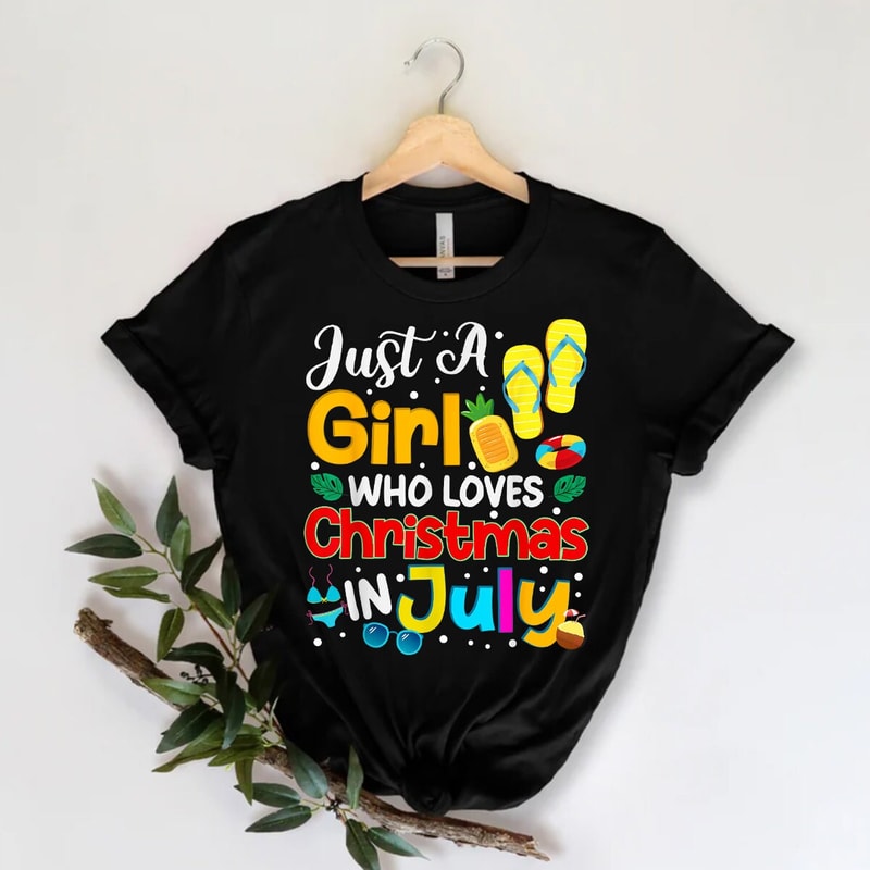Christmas in July Tshirt,Retro Santa Claus Shirt,Tropical Christmas in July Tee,Summer Christmas Gift for Family Friends,Funny Santa T-shirt - 2.jpg