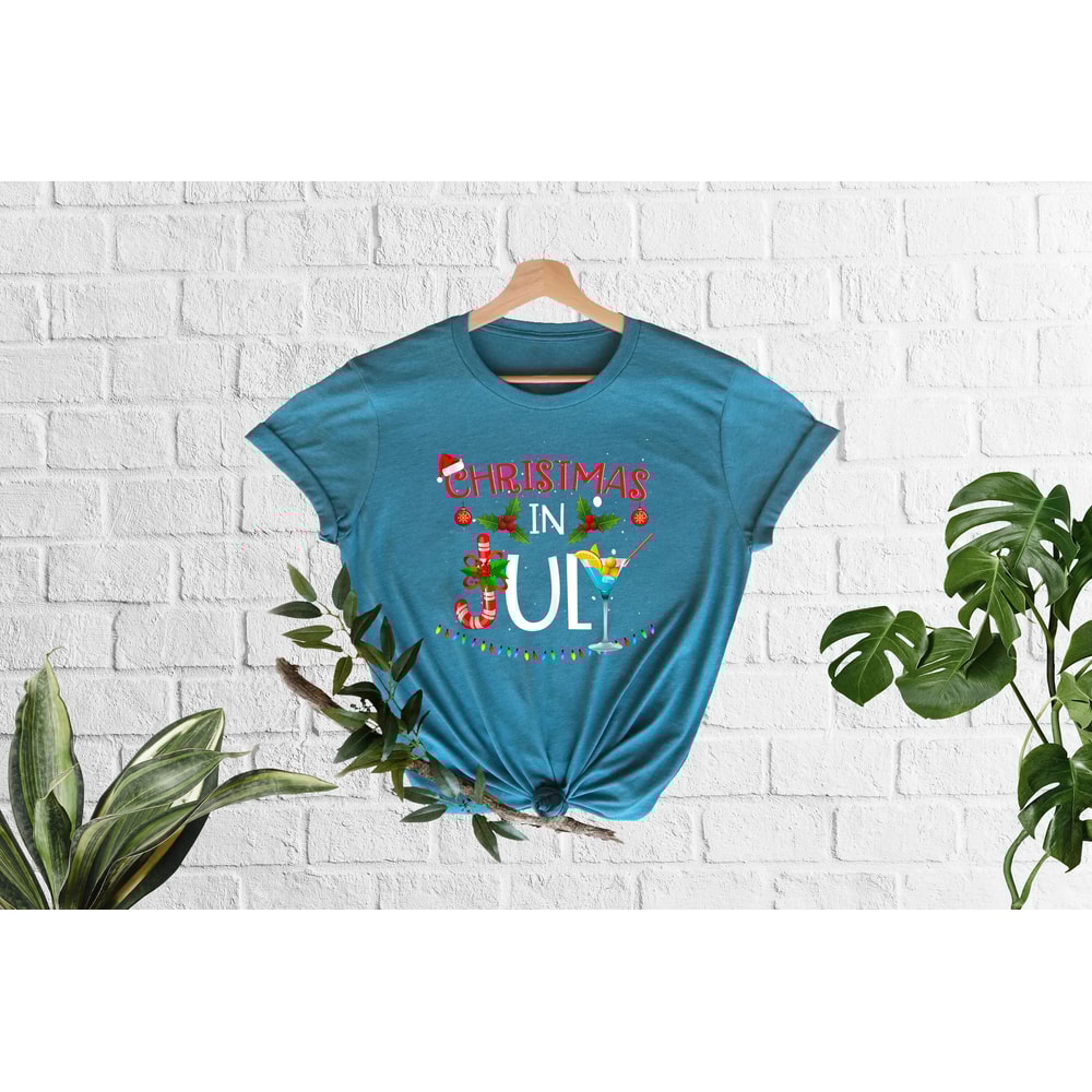 Christmas in July T-Shirt,Summer Christmas Shirt,Funny Xmas, Xmas In July, Mid of Year Shirt, Summer Holiday, Funny Summer Shirt,Beach Vibes - 6.jpg