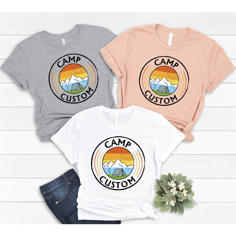Custom Camp Shirt, Personalized Name Camper Shirt, Camping Crew Shirt, Camp Matching Shirt, Camp Custom Shirt, Camping Family Trip Shirt - 6.jpg