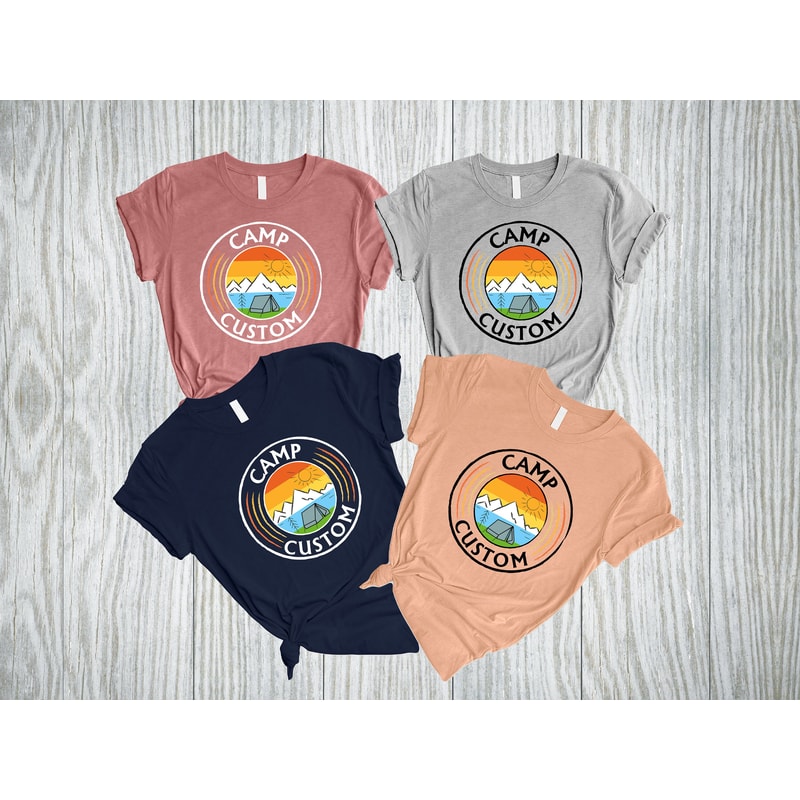 Custom Camp Shirt, Personalized Name Camper Shirt, Camping Crew Shirt, Camp Matching Shirt, Camp Custom Shirt, Camping Family Trip Shirt - 7.jpg