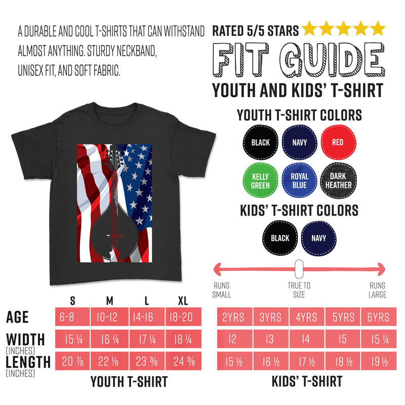 Mandolin American Flag 4th of July Country Music Tshirt Moon Bluegrass T-Shirt, USA Band Members Musicians Gift, Dad Father's Day Birthday, - 4.jpg