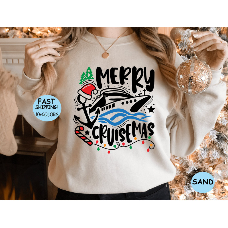 Merry Cruisemas Christmas Shirts , Personalized Christmas Shirts , Christmas Family Shirt, Xmas Shirts , Family Cruise Holiday - 2.jpg