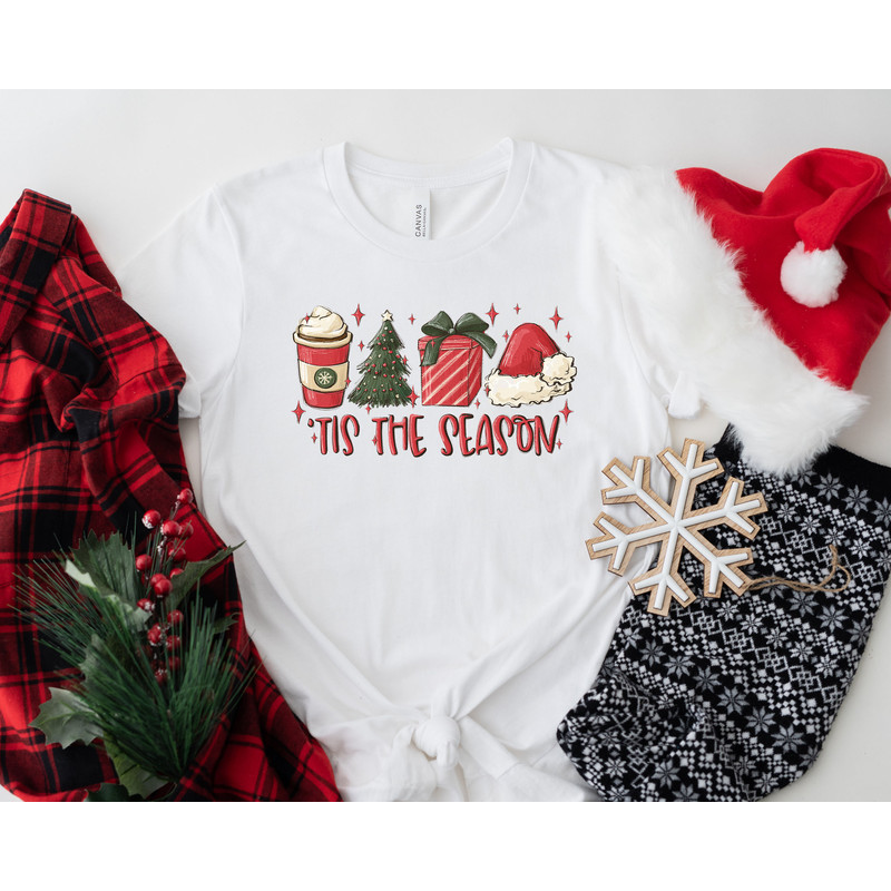 Tis The Season Sweatshirt, Christmas Tis The Season Sweatshirt, Merry Christmas Sweatshirt, Christmas Sweatshirt, Cute Winter Sweatshirt - 2.jpg