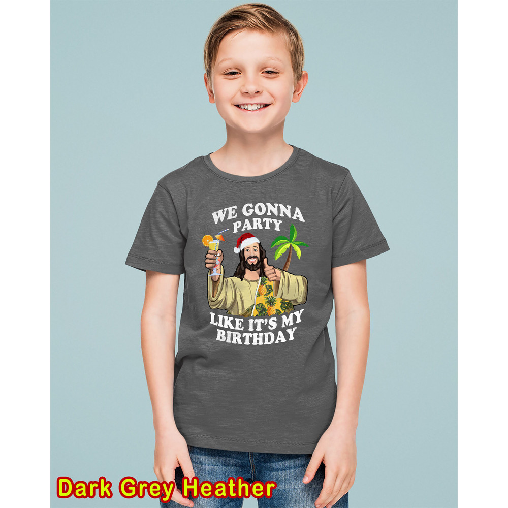 We Gonna Party Like My Birthday Jesus Christmas In July Gift, Hawaiian Christmas, Christmas in Summer Gift - 5.jpg