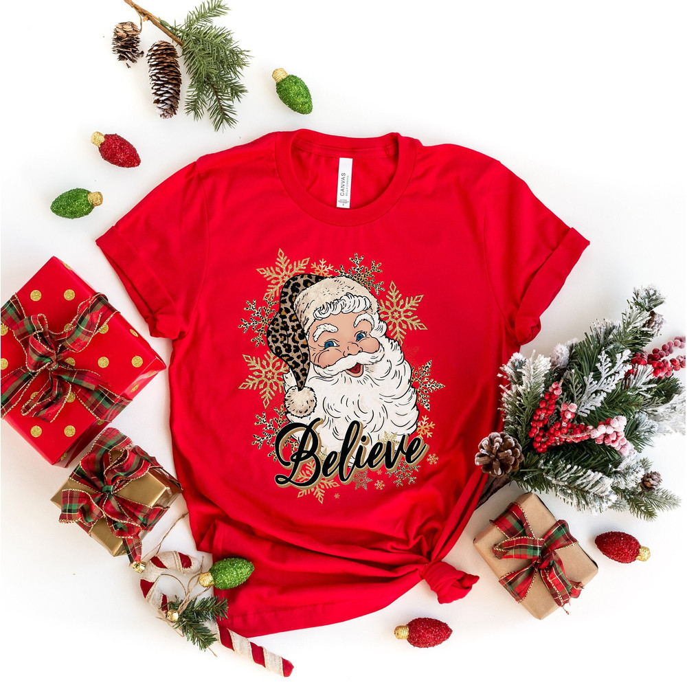 Believe Christmas Shirt, Christmas Believe Shirt Christmas Party Shirt Christmas T-Shirt, Christmas Family Shirt, Believe Shirt - 1.jpg