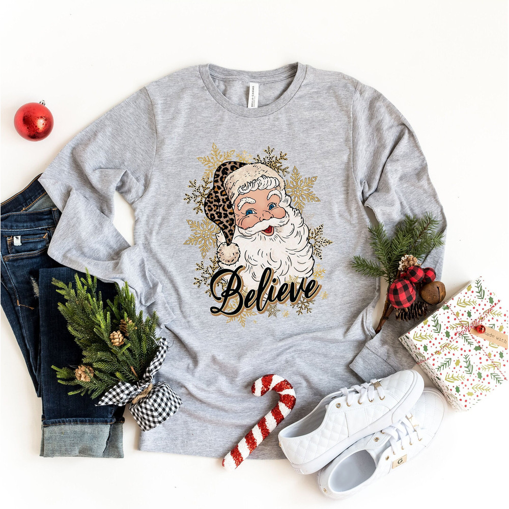 Believe Christmas Shirt, Christmas Believe Shirt Christmas Party Shirt Christmas T-Shirt, Christmas Family Shirt, Believe Shirt - 3.jpg