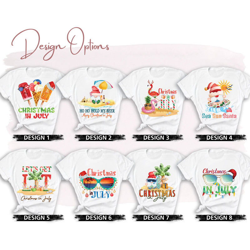 Christmas in July Shirt, Xmas Holiday Beach Shirt, Santa Shirt, Xmas In July Matching Shirt, Summer Vacation Shirt, Hawaiian Christmas - 2.jpg