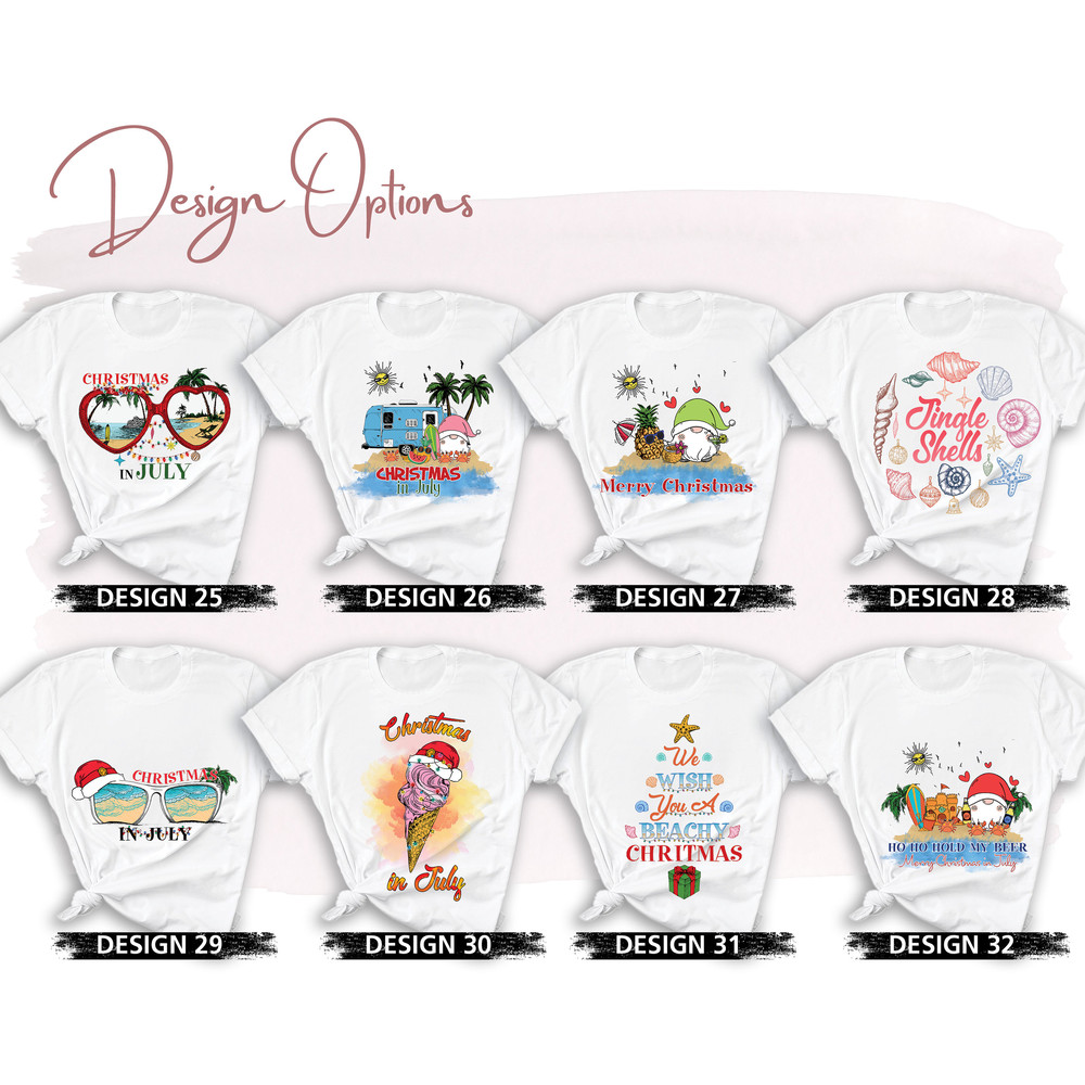 Christmas in July Shirt, Xmas Holiday Beach Shirt, Santa Shirt, Xmas In July Matching Shirt, Summer Vacation Shirt, Hawaiian Christmas - 5.jpg