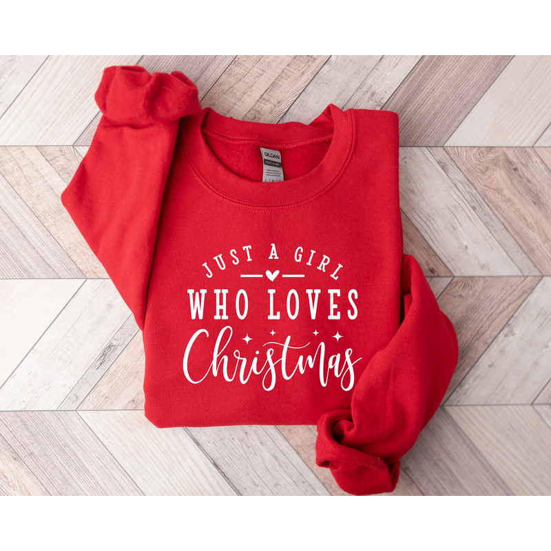 Christmas Sweatshirt, Just A Girl Who Loves Christmas Shirt, Christmas Party,Xmas Shirt, 023 Happy New Year,Cozy Winter Vibes,Christmas Gift - 5.jpg