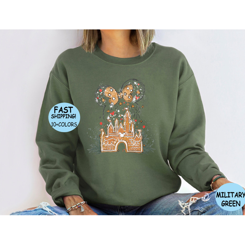 Disney Gingerbread Castle Shirt, Christmas Castle Shirt, Disney Christmas Shirt, Mickey Christmas Shirt, Disney Christmas Family Shirts, - 5.jpg