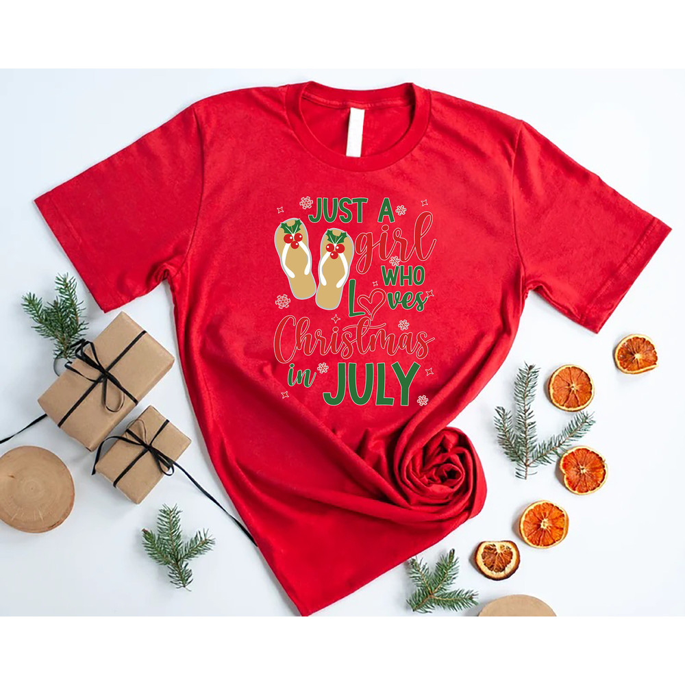 Just A Girl Who Loves Christmas In July,Christmas In July Shirt,Christmas At The Beach Tee,Summer Christmas Woman's Outfits,Tropical Xmas - 5.jpg