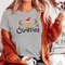 Merry Christmas Santa Hat Reindeer Shirt Cute Christmas T-shirt Christmas Tshirt Women's Christmas Shirt Holiday Christmas T shirts - 4.jpg