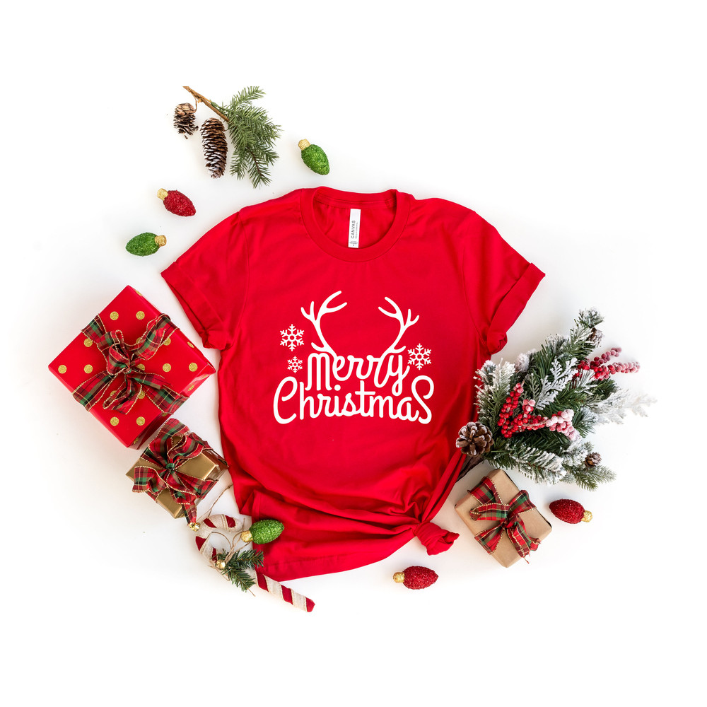 Merry Christmas Reindeer Shirt, Reindeer Shirt, Christmas Family Shirt, Christmas Shirt, Merry Christmas Shirt, Christmas Gift - 4.jpg